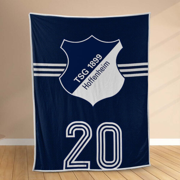 Plaid TSG 1899 Hoffenheim TSG10 Couverture Polaire Plaid Canapé