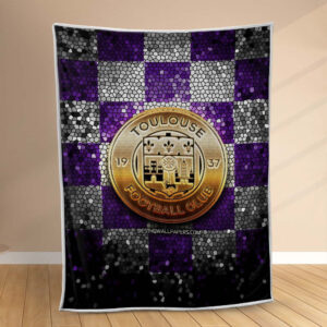 Plaid Toulouse FC 3 Couverture Polaire Plaid Canapé