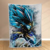 Plaid Végéta Dragon Ball 1002 Couverture Polaire Plaid Canapé