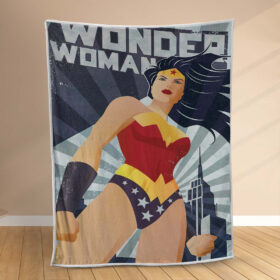 Plaid Wonder Woman DC 1001 Couverture Polaire Plaid Canapé