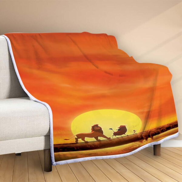 Plaid Le Roi Lion 1004 Couverture Polaire Plaid Canapé – Image 2