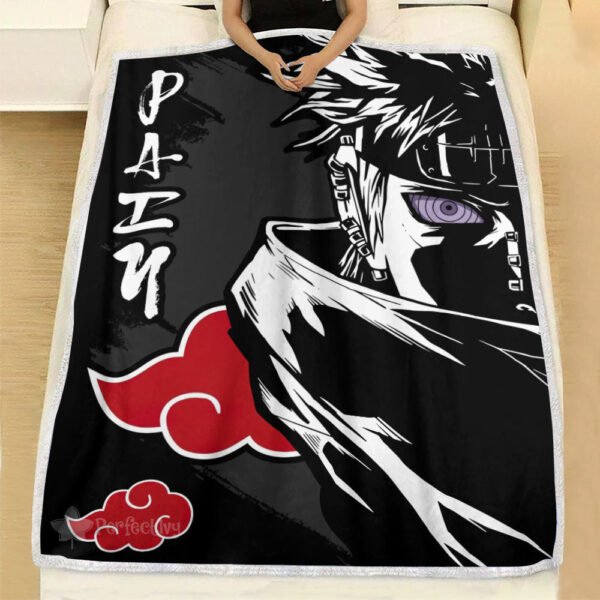 Plaid Akatsuki Pain Naruto Couverture Plaid Polaire Plaid Canapé – Image 2