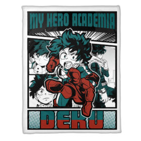 Plaid Deku Midoriya Izuku My Hero Academia Couverture Plaid Polaire Plaid Canapé