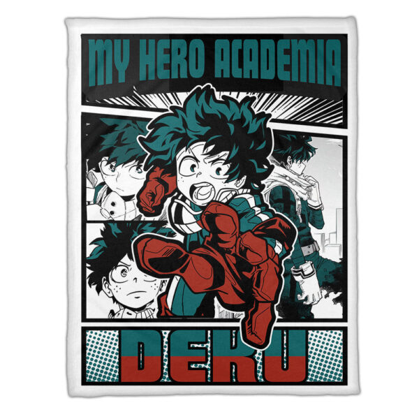 Plaid Deku Midoriya Izuku My Hero Academia Couverture Plaid Polaire Plaid Canapé