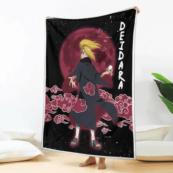 Plaid Deidara Naruto 04 Couverture Plaid Polaire Plaid Canapé – Image 2
