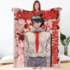 Plaid Aki Hayakawa Chainsaw Man 02 Couverture Plaid Polaire Plaid Canapé