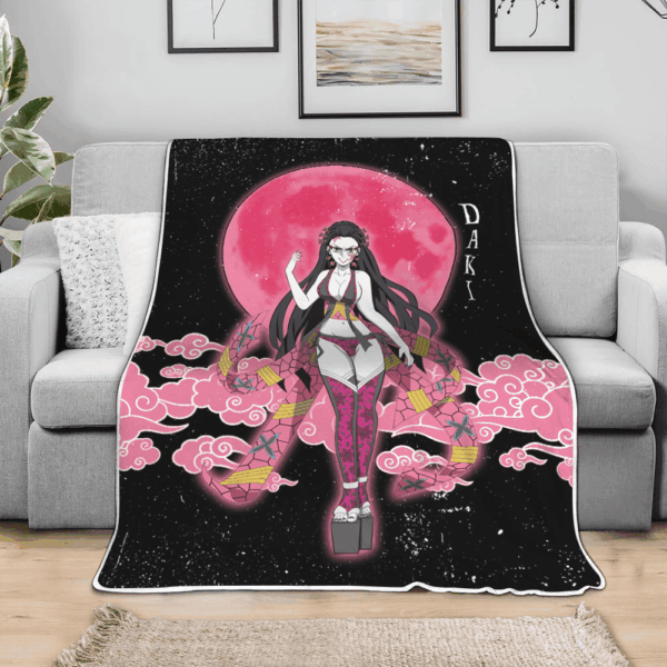 Plaid Daki Demon Slayer 02 Couverture Plaid Polaire Plaid Canapé – Image 3