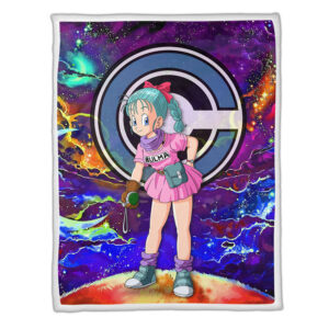 Plaid Bulma Dragon Ball DBZ 01 Couverture Plaid Polaire Plaid Canapé