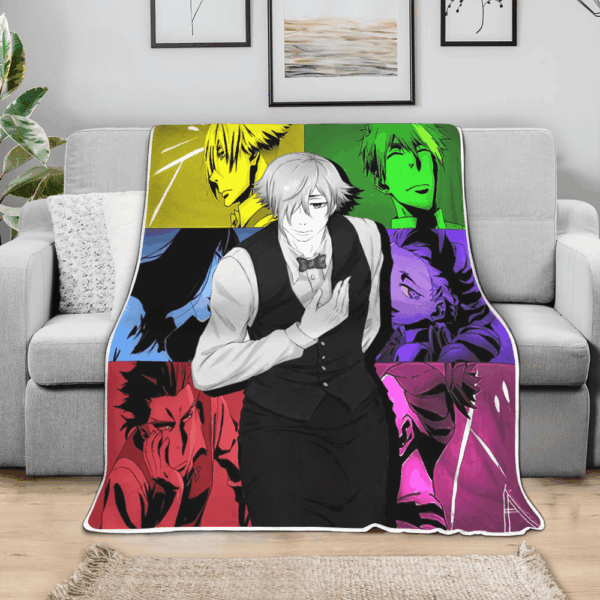 Plaid Decim Death Parade Couverture Plaid Polaire Plaid Canapé – Image 3