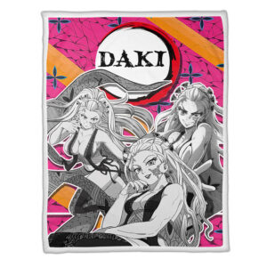 Plaid Daki Demon Slayer 01 Couverture Plaid Polaire Plaid Canapé