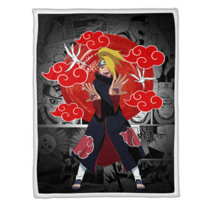Plaid Deidara Akatsuki Naruto Couverture Plaid Polaire Plaid Canapé