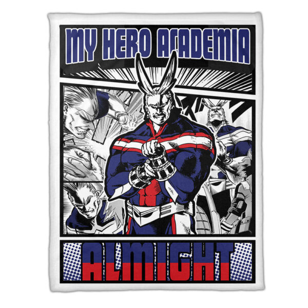 Plaid All Might Yagi Toshinori My Hero Academia Couverture Plaid Polaire Plaid Canapé