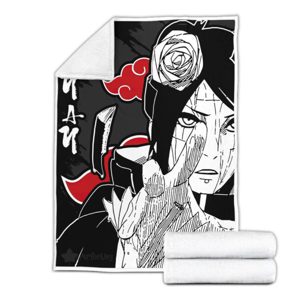 Plaid Akatsuki Konan Naruto Couverture Plaid Polaire Plaid Canapé – Image 3