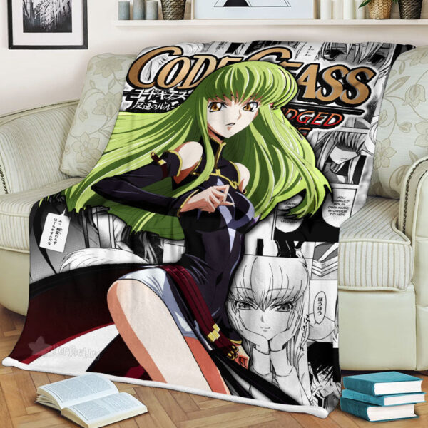 Plaid C.C. Code Geass Couverture Plaid Polaire Plaid Canapé – Image 2