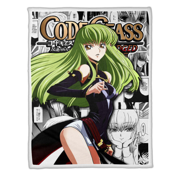 Plaid C.C. Code Geass Couverture Plaid Polaire Plaid Canapé – Image 3