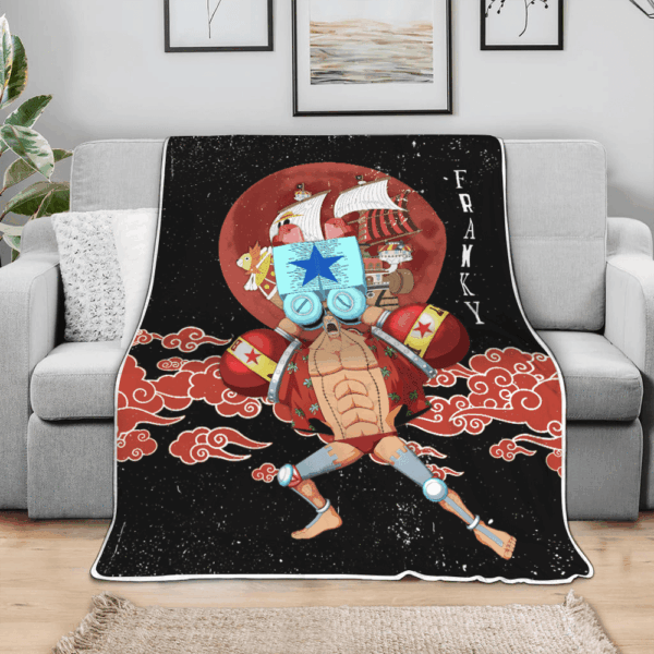 Plaid Franky One Piece 03 Couverture Plaid Polaire Plaid Canapé – Image 3