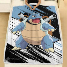 Plaid Tortank Pokémon Couverture Plaid Polaire Plaid Canapé