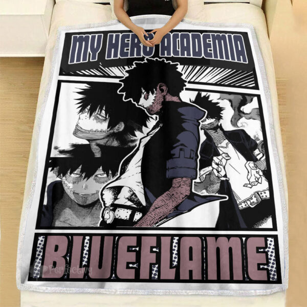 Plaid Dabi My Hero Academia Couverture Plaid Polaire Plaid Canapé – Image 2