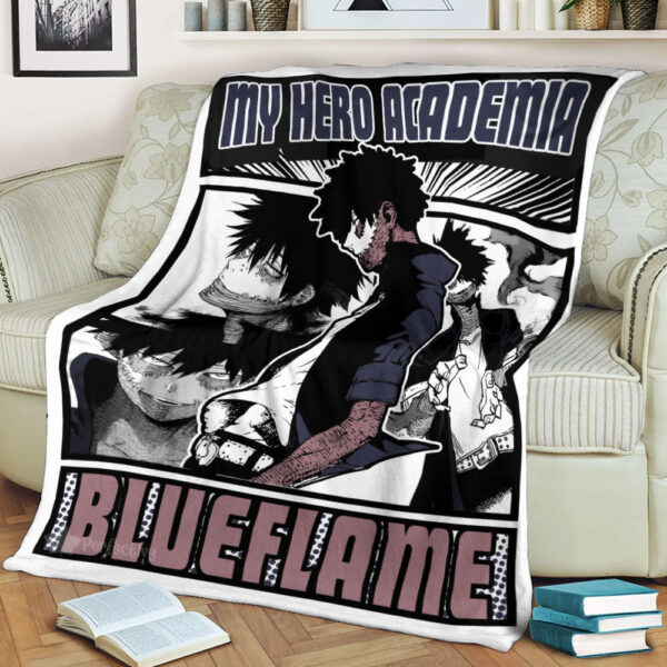 Plaid Dabi My Hero Academia Couverture Plaid Polaire Plaid Canapé – Image 3