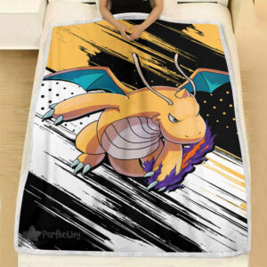 Plaid Pokémon Dracolosse Couverture Plaid Polaire Plaid Canapé