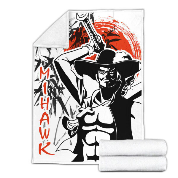 Plaid Dracule Mihawk One Piece 02 Couverture Plaid Polaire Plaid Canapé – Image 2