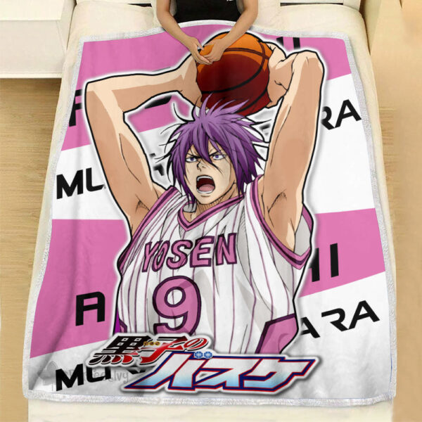 Plaid Atsushi Murasakibara Kuroko no Basket Couverture Plaid Polaire Plaid Canapé – Image 2