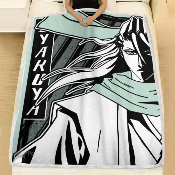 Plaid Byakuya Kuchiki Bleach 01 Couverture Plaid Polaire Plaid Canapé