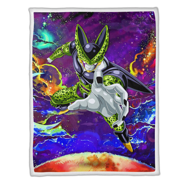 Plaid Cell Dragon Ball DBZ Couverture Plaid Polaire Plaid Canapé