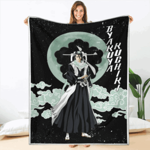 Plaid Byakuya Kuchiki Bleach 02 Couverture Plaid Polaire Plaid Canapé