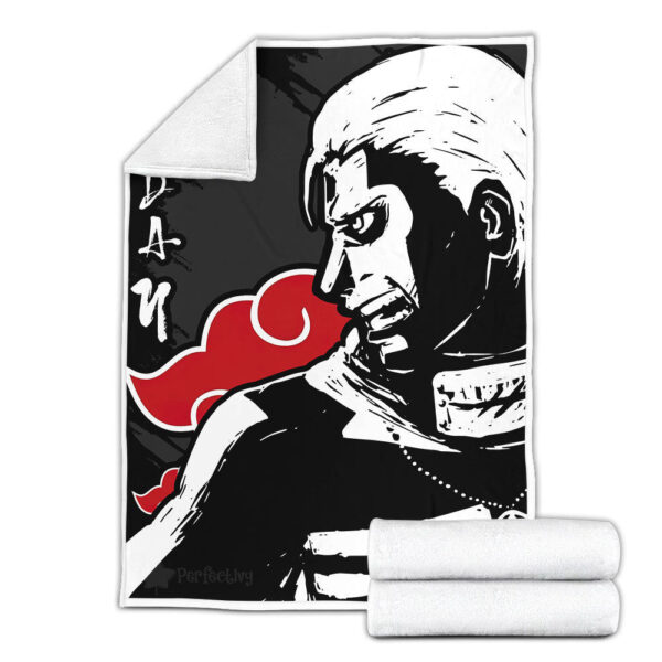 Plaid Akatsuki Hidan Naruto Couverture Plaid Polaire Plaid Canapé – Image 3