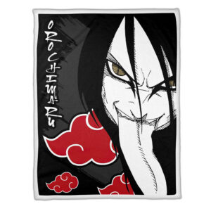 Plaid Akatsuki Orochimaru Naruto Couverture Plaid Polaire Plaid Canapé