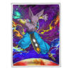Plaid Beerus Dragon Ball DBZ 01 Couverture Plaid Polaire Plaid Canapé