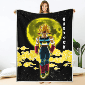 Plaid Bardock Dragon Ball DBZ Couverture Plaid Polaire Plaid Canapé