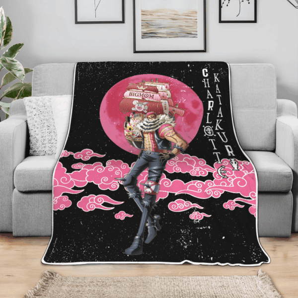 Plaid Charlotte Katakuri One Piece 03 Couverture Plaid Polaire Plaid Canapé – Image 3