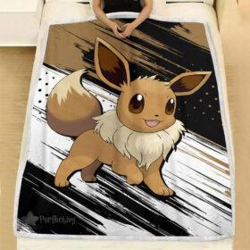Plaid Pokémon Évoli Couverture Plaid Polaire Plaid Canapé