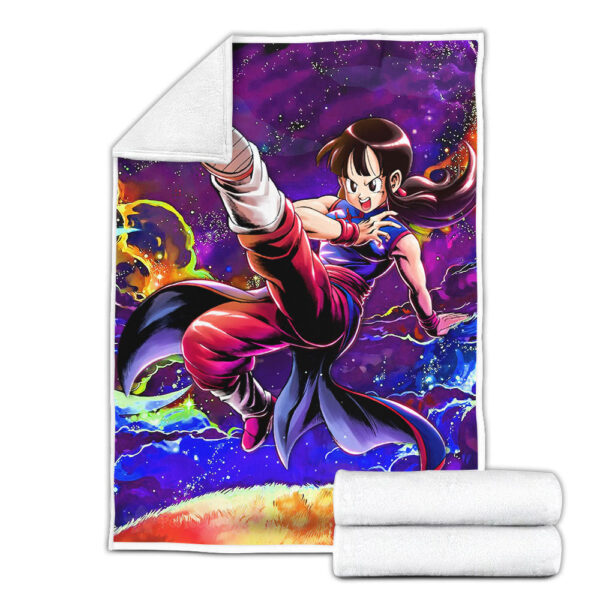 Plaid Chi Chi Dragon Ball DBZ Couverture Plaid Polaire Plaid Canapé – Image 2
