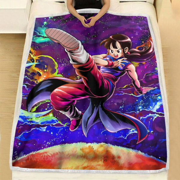 Plaid Chi Chi Dragon Ball DBZ Couverture Plaid Polaire Plaid Canapé – Image 3