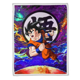 Plaid Goku Dragon Ball DBZ 01 Couverture Plaid Polaire Plaid Canapé