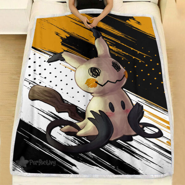 Plaid Pokémon Mimiqui Couverture Plaid Polaire Plaid Canapé