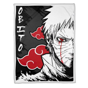 Plaid Akatsuki Obito Naruto Couverture Plaid Polaire Plaid Canapé