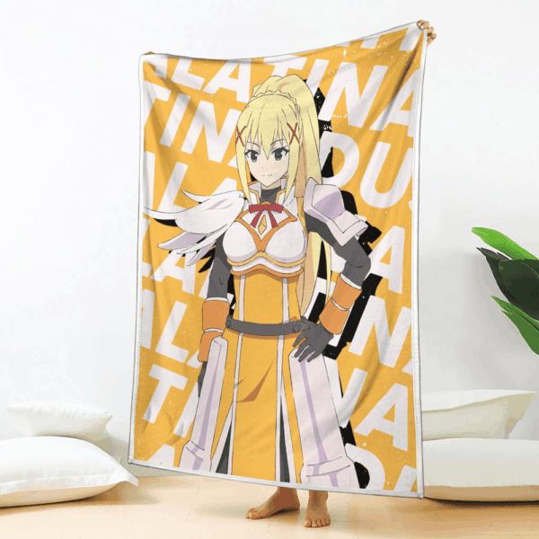 Plaid Lalatina Dustiness Ford KonoSuba Couverture Plaid Polaire Plaid Canapé – Image 2