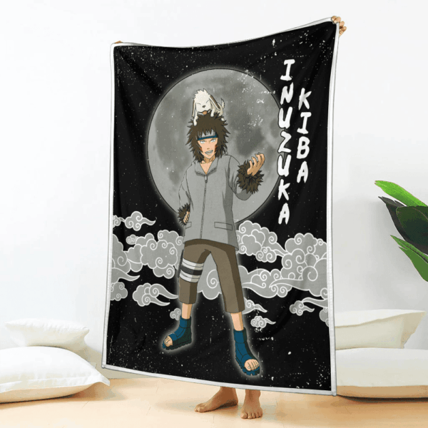 Plaid Inuzuka Kiba Naruto Couverture Plaid Polaire Plaid Canapé