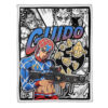 Plaid Guido Mista JJBA JoJo's bizarre adventure Couverture Plaid Polaire Plaid Canapé
