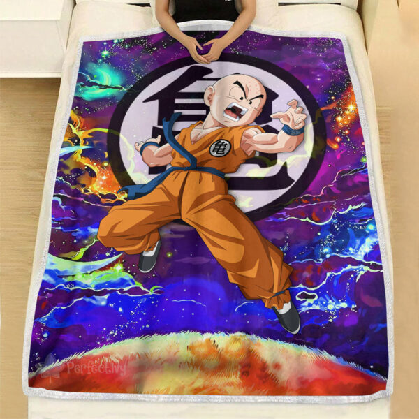 Plaid Klilyn Dragon Ball DBZ Couverture Plaid Polaire Plaid Canapé – Image 3