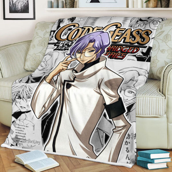 Plaid Lloyd Asplund Code Geass Couverture Plaid Polaire Plaid Canapé – Image 2