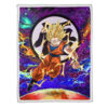Plaid Goku Super Saiyan Dragon Ball DBZ Couverture Plaid Polaire Plaid Canapé