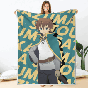 Plaid Kazuma Satou KonoSuba Couverture Plaid Polaire Plaid Canapé