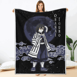 Plaid Obanai Iguro Demon Slayer 02 Couverture Plaid Polaire Plaid Canapé