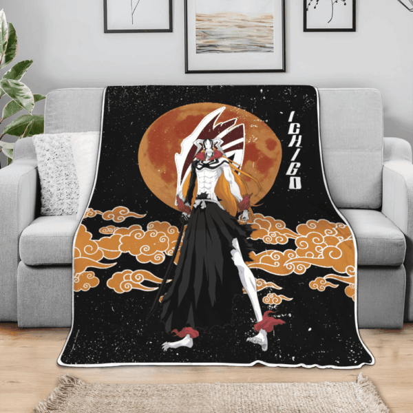 Plaid Hollow Ichigo Bleach Couverture Plaid Polaire Plaid Canapé – Image 3