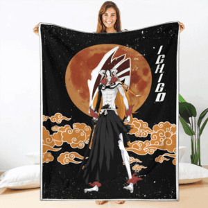 Plaid Hollow Ichigo Bleach Couverture Plaid Polaire Plaid Canapé